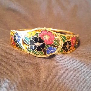 Gold Colored Metal Bracelet